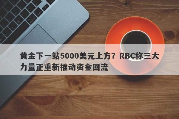 黄金下一站5000美元上方？RBC称三大力量正重新推动资金回流