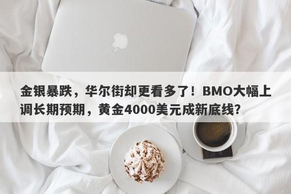 金银暴跌，华尔街却更看多了！BMO大幅上调长期预期，黄金4000美元成新底线？