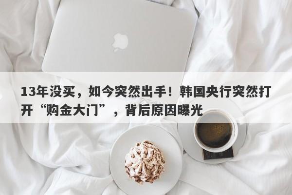 13年没买，如今突然出手！韩国央行突然打开“购金大门”，背后原因曝光