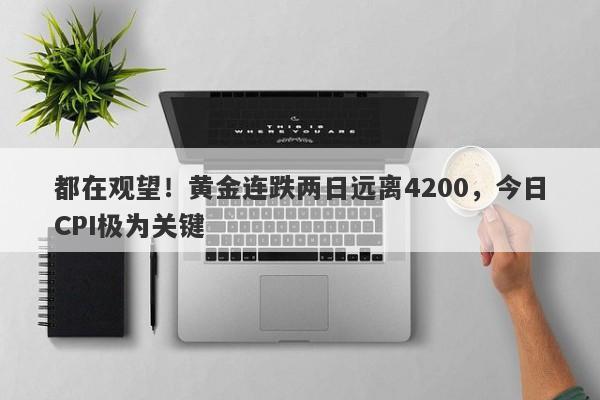 都在观望！黄金连跌两日远离4200，今日CPI极为关键