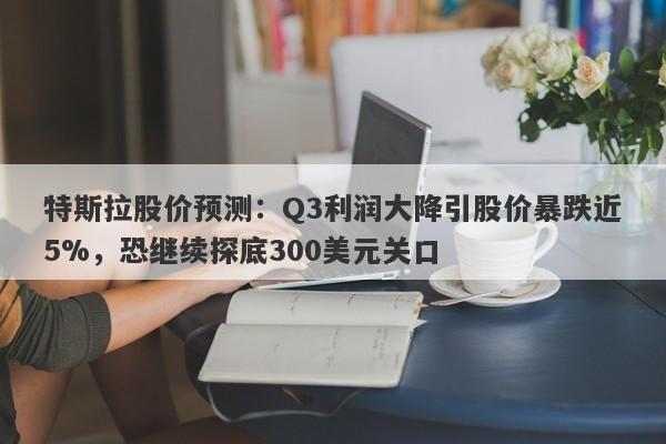 特斯拉股价预测：Q3利润大降引股价暴跌近5%，恐继续探底300美元关口